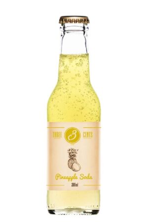 Three Cents Pineapple Soda 200ml 5 Τεμάχια + 1 Τεμάχιο Δώρο